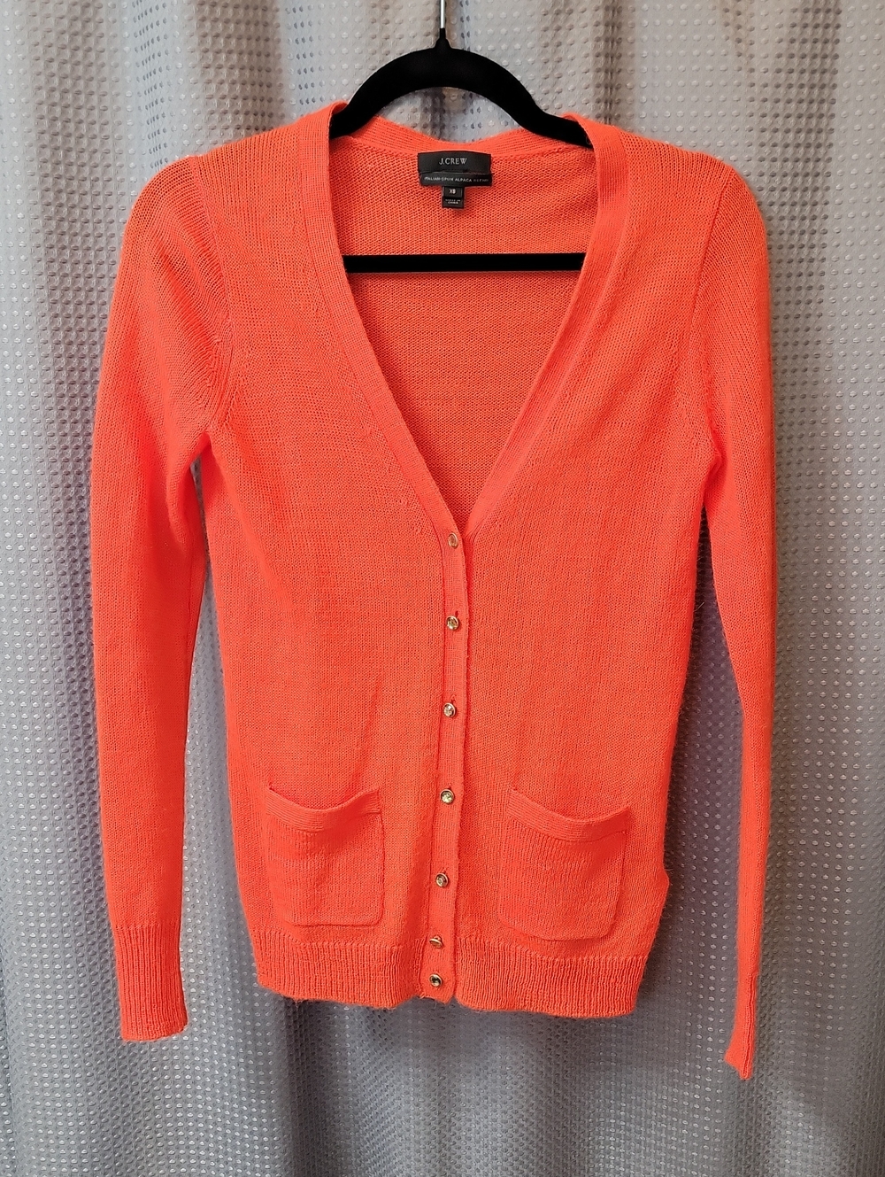J. Crew Italian Spun Wool and Alpaca blend Cardigan Size XS